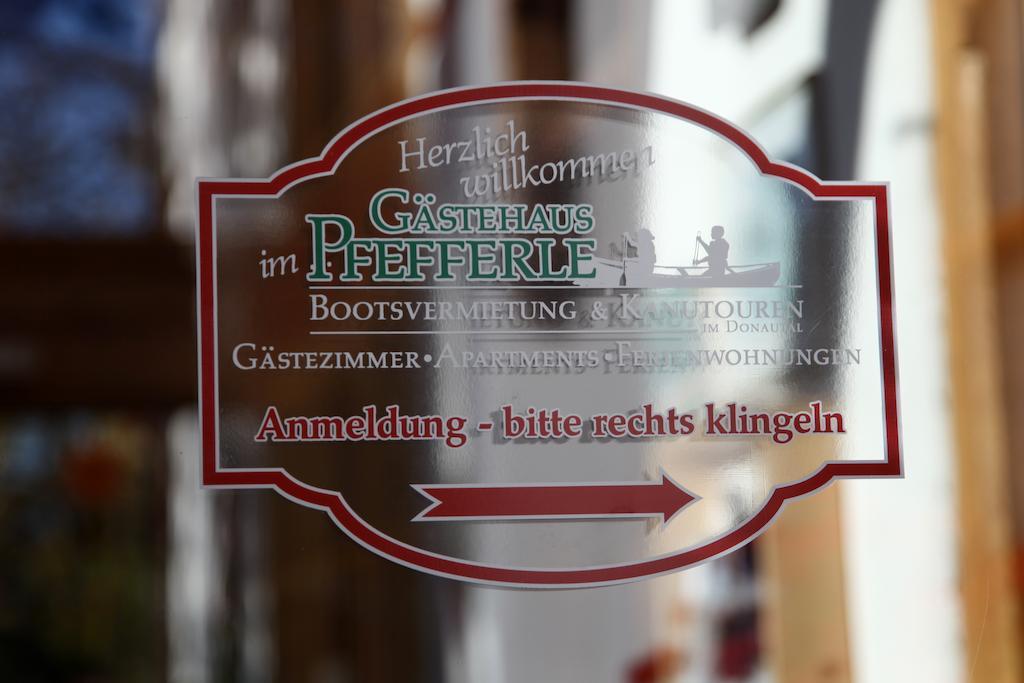 Gaestehaus Pfefferle Hotel Garni Und Ferienwohnungen Sigmaringen Buitenkant foto